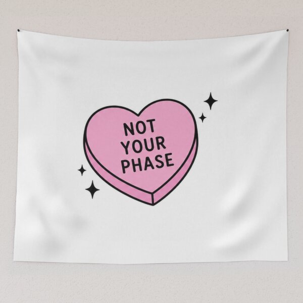 Item preview, Minimalist Pride Not Your Phase designed and sold by fadeinkstudio.