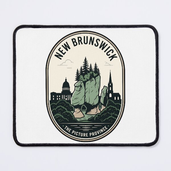 Item preview, New Brunswick Canada Hopewell Rocks Vintage Badge designed and sold by k3rstman1.