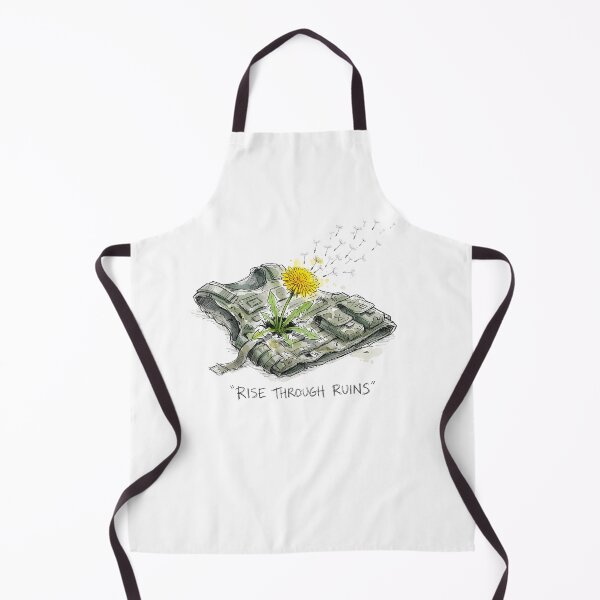 Item preview, Rise Through Ruins - Ukrainian Resilience Watercolor Art designed and sold by SoulPT.