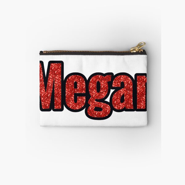 Item preview, Megan Girl Name Red Rhinestone Texture designed and sold by TheIconSmith.