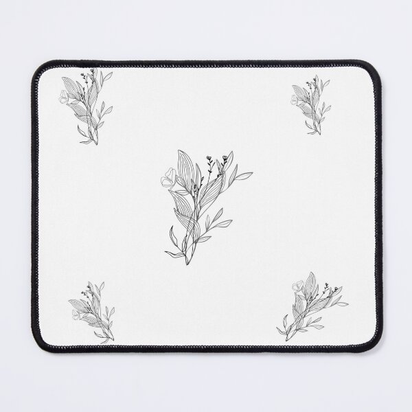 Item preview, Elegant Minimalist Botanical Sketch Pattern Delicate Fine Line Art Leaves designed and sold by Eswa World | Store.