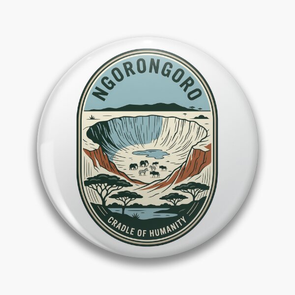 Item preview, Vintage Ngorongoro Crater Tanzania Safari Africa Wildlife designed and sold by k3rstman1.