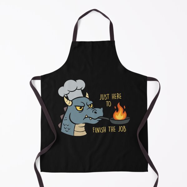 Item preview, Funny Chef Dragon breathing fire work humor designed and sold by Ram94.