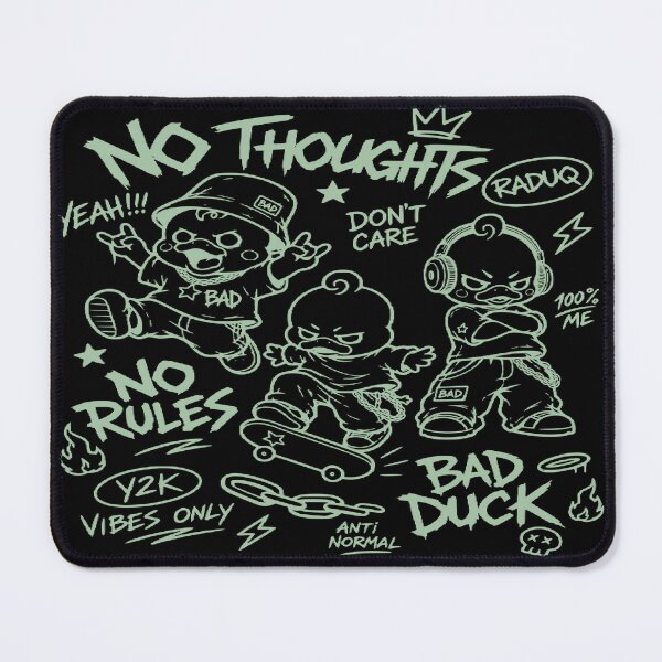 Item preview, Y2K Streetwear Graffiti Bad Duck Cartoon designed and sold by RADUQstudio.