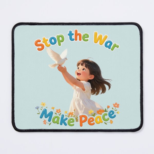 Item preview, stop the war make peace anime style designed and sold by GoGreenlove.