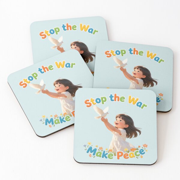 Item preview, stop the war make peace anime style designed and sold by GoGreenlove.