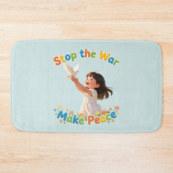 Item preview, stop the war make peace anime style designed and sold by GoGreenlove.
