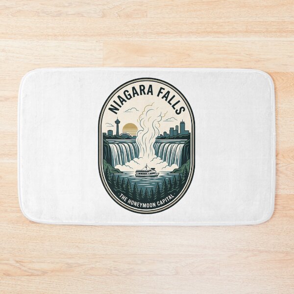 Item preview, Vintage Niagara Falls Honeymoon Capital Travel Poster designed and sold by k3rstman1.