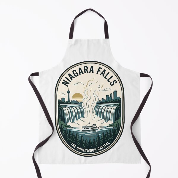 Item preview, Vintage Niagara Falls Honeymoon Capital Travel Poster designed and sold by k3rstman1.
