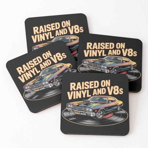 Item preview, Classic V8 Muscle Car on Vinyl Record designed and sold by Heneket.