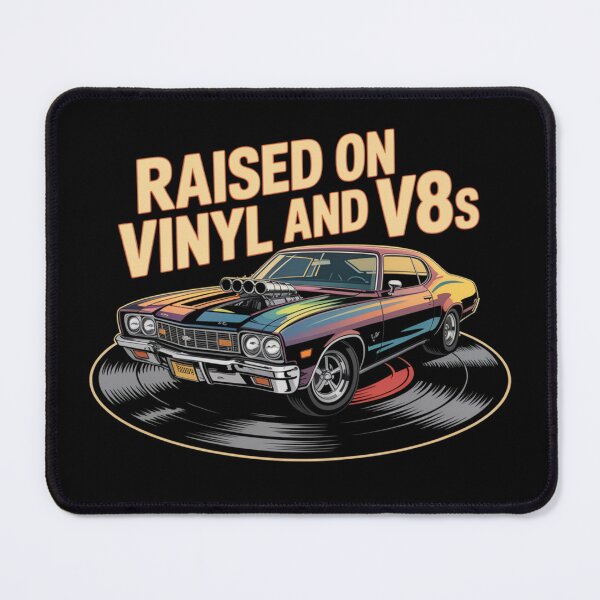 Item preview, Classic V8 Muscle Car on Vinyl Record designed and sold by Heneket.