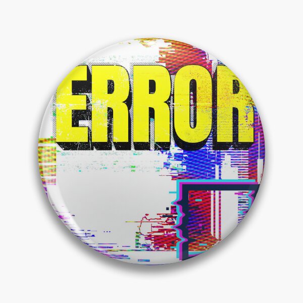 Item preview, System Error Glitch Aesthetic - Edgy Vaporwave Techwear Sticker designed and sold by GraphixByHub.