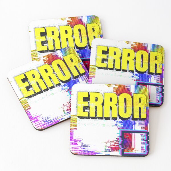 Item preview, System Error Glitch Aesthetic - Edgy Vaporwave Techwear Sticker designed and sold by GraphixByHub.