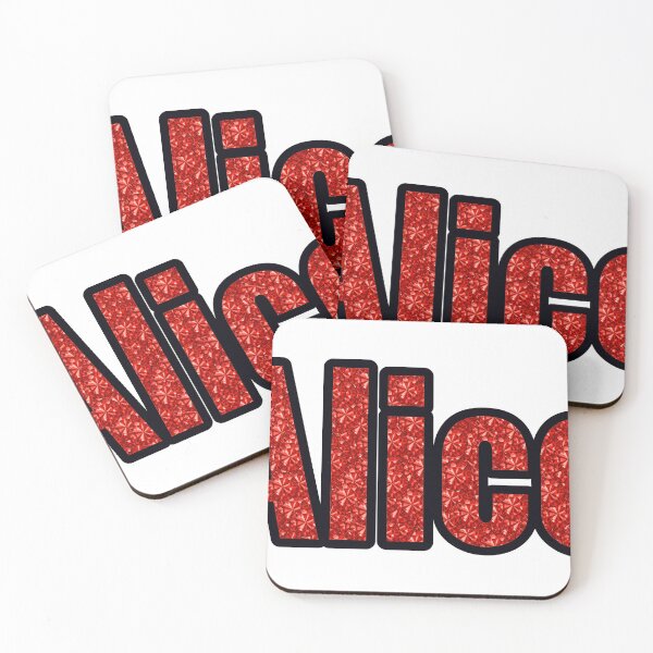 Item preview, Alice Girl Name Red Rhinestone Texture designed and sold by TheIconSmith.