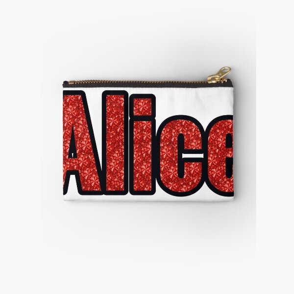 Item preview, Alice Girl Name Red Rhinestone Texture designed and sold by TheIconSmith.