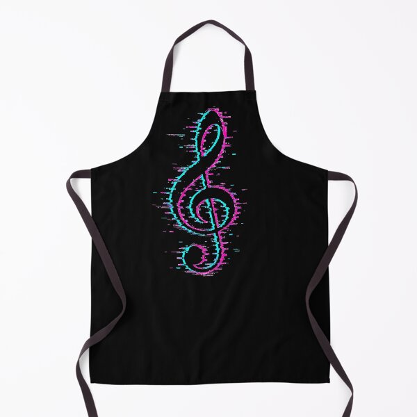 Item preview, Glitch Treble Clef Neon Music Symbol designed and sold by Sn1ver.