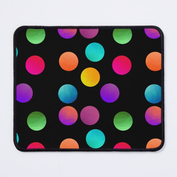 Item preview, Gradient Polka Dots on Black  designed and sold by JaygiesDesign.