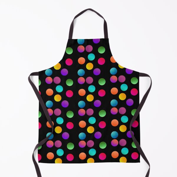 Item preview, Gradient Polka Dots on Black  designed and sold by JaygiesDesign.