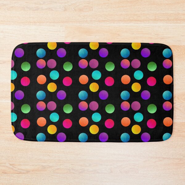 Item preview, Gradient Polka Dots on Black  designed and sold by JaygiesDesign.