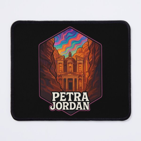 Item preview, Petra Jordan Ancient Trippy Art Travel designed and sold by TomFrontierArt.