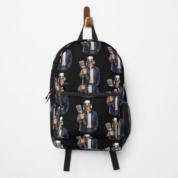 Item preview, BBQ Grill Master Uncle Sam Patriotic Barbecue Design designed and sold by TheTrendsDesk.