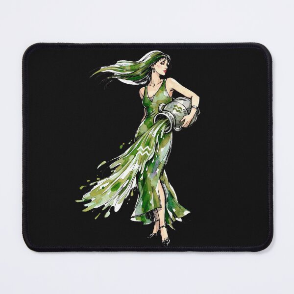 Item preview,  Aquarius Wodnik  Funny Gifts Tshirt for Zodiac Lovers green designed and sold by Printek.