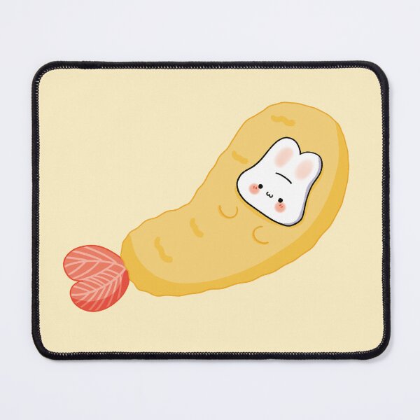 Item preview, Kawaii Bunny Rabbit in Shrimp Costume Cute Aesthetic Illustration designed and sold by Kimchi-style-.