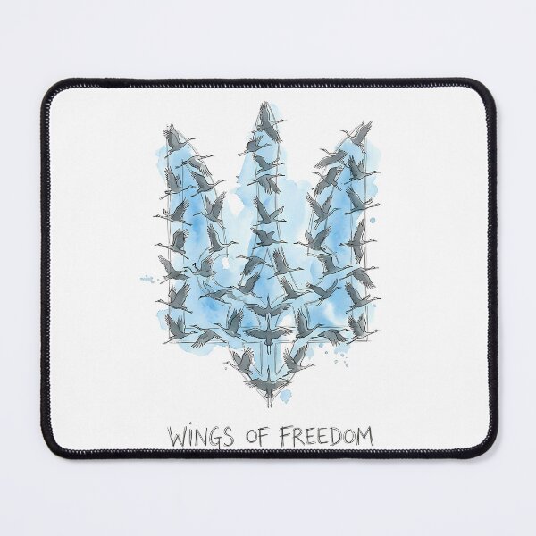 Item preview, Ukrainian Trident Wings of Freedom Birds Art designed and sold by SoulPT.
