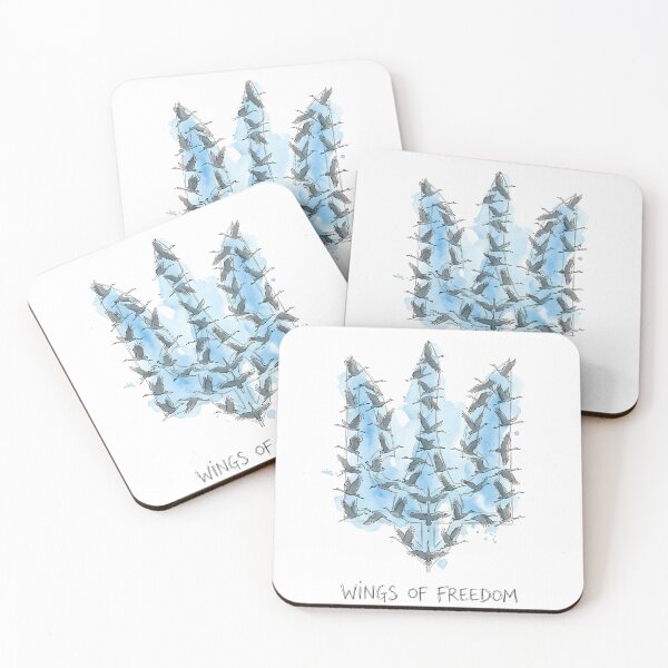 Item preview, Ukrainian Trident Wings of Freedom Birds Art designed and sold by SoulPT.