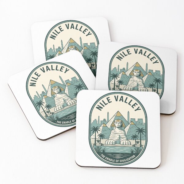 Item preview, Vintage Nile Valley Egyptian Sphinx Pyramids designed and sold by k3rstman1.
