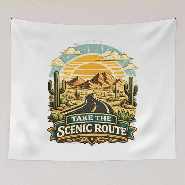 Item preview, Take The Scenic Route Vintage Desert designed and sold by Mr Lee.