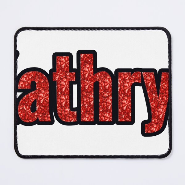 Item preview, Kathryn Girl Name Red Rhinestone Texture designed and sold by TheIconSmith.