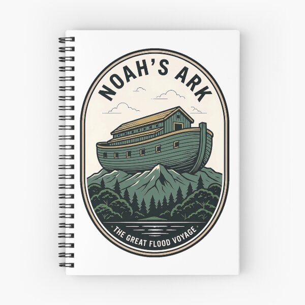 Item preview, Biblical Noahs Ark Great Flood Vintage Badge designed and sold by k3rstman1.