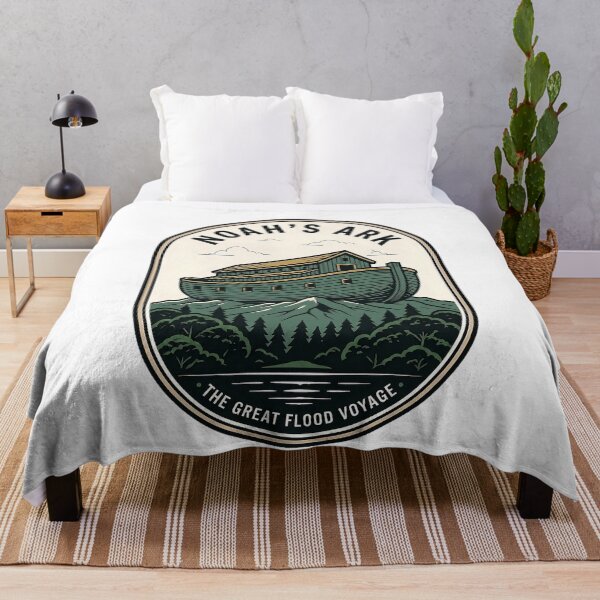 Item preview, Biblical Noahs Ark Great Flood Vintage Badge designed and sold by k3rstman1.