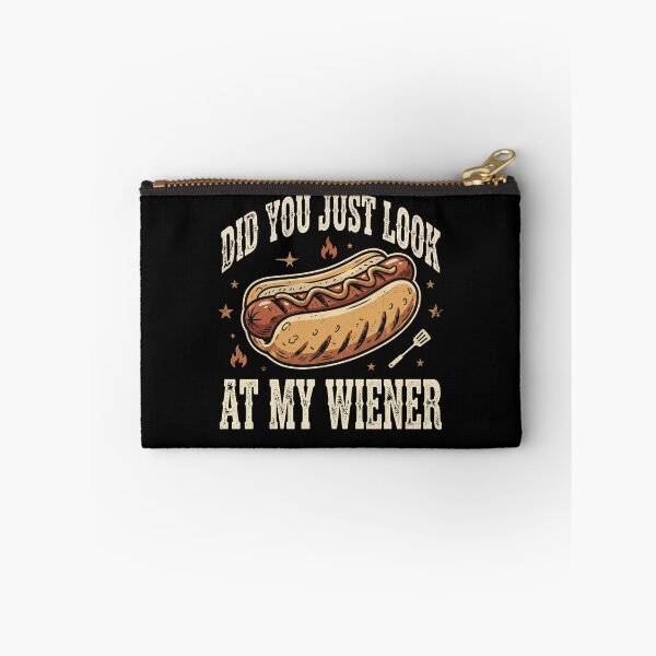Item preview, Did You Just Look At My Wiener | Funny Hot Dog BBQ Pun Design designed and sold by ArcaneArtistry.