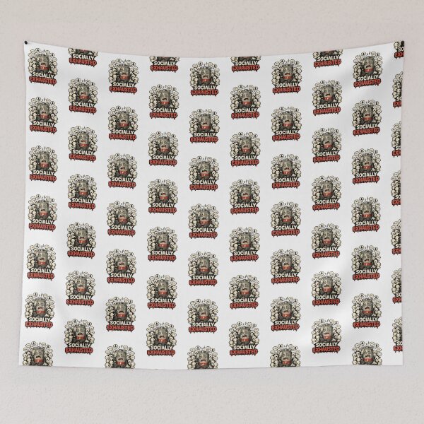 Item preview, Socially Exhausted designed and sold by DesignTeamHub.