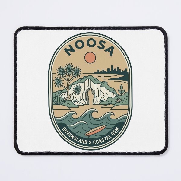 Item preview, Vintage Noosa Queensland Coastal Surf Badge designed and sold by k3rstman1.