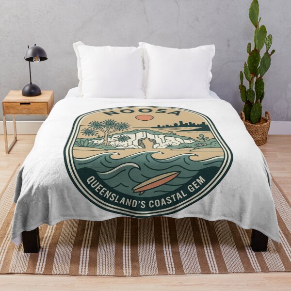 Item preview, Vintage Noosa Queensland Coastal Surf Badge designed and sold by k3rstman1.