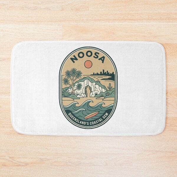 Item preview, Vintage Noosa Queensland Coastal Surf Badge designed and sold by k3rstman1.