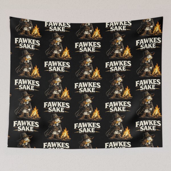 Item preview, Fawkes Sake Funny Guy Fawkes History Pun designed and sold by TeeTimeTreasure.