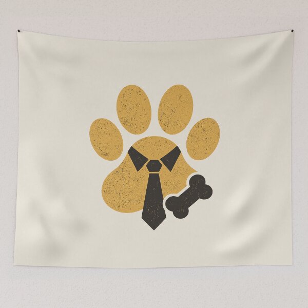 Item preview, Fur Dad Paw Tie Dog Bone designed and sold by Corvoria.