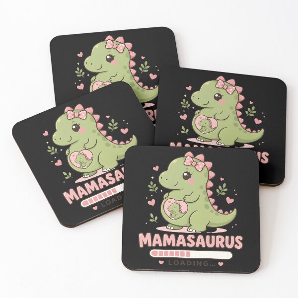Item preview, Cute Pregnancy Dinosaur Collection | Pregosaurus, Mamasaurus & Running on Snacks and Naps designed and sold by Lina Caro.