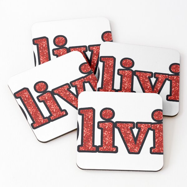 Item preview, Olivia Girl Name Red Rhinestone Texture designed and sold by TheIconSmith.