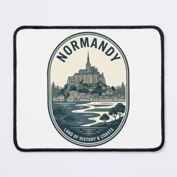 Item preview, Vintage Normandy Mont Saint Michel Travel Badge designed and sold by k3rstman1.