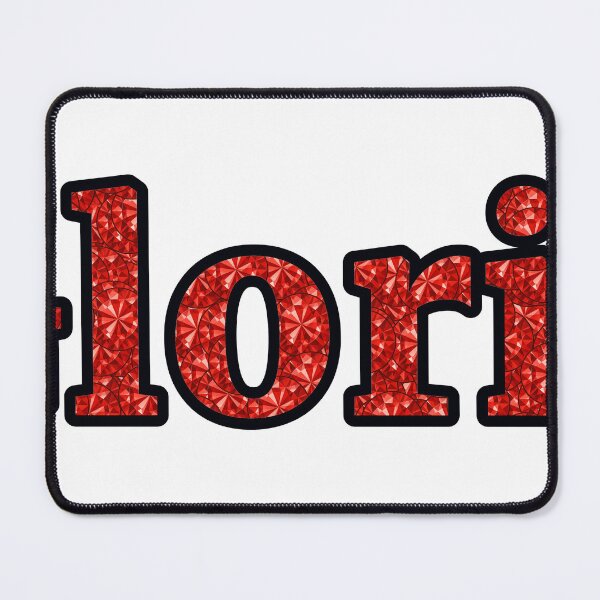 Item preview, Gloria Girl Name Red Rhinestone Texture designed and sold by TheIconSmith.