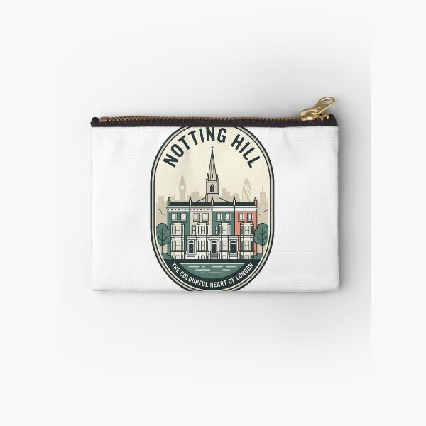 Item preview, Vintage Notting Hill London Colorful Houses Badge designed and sold by k3rstman1.