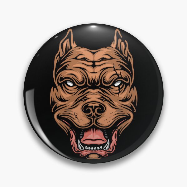 Item preview, Aggressive American Bully Pitbull Mascot Graphic designed and sold by DERA RAY.