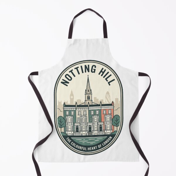 Item preview, Vintage Notting Hill London Colorful Houses Badge designed and sold by k3rstman1.