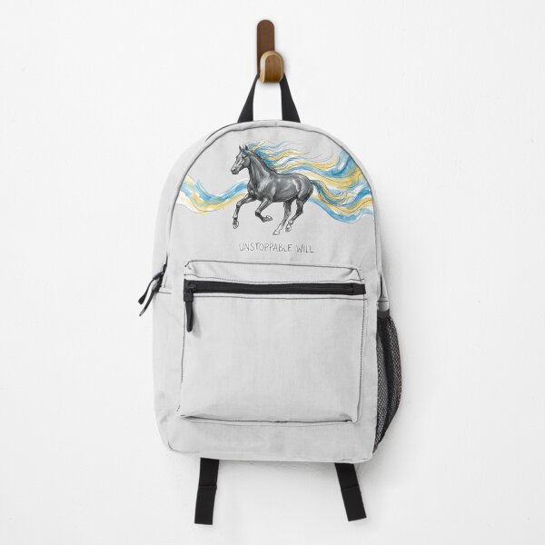 Item preview, Unstoppable Will - Ukrainian Running Horse Watercolor Art designed and sold by SoulPT.