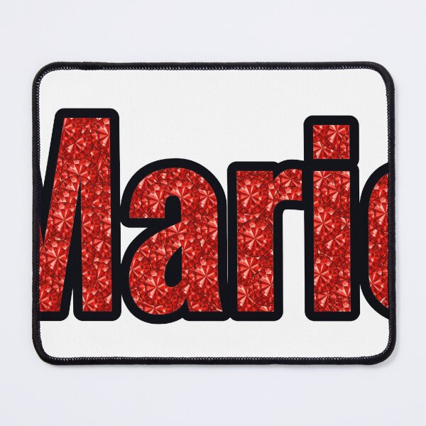 Item preview, Marie Girl Name Red Rhinestone Texture designed and sold by TheIconSmith.